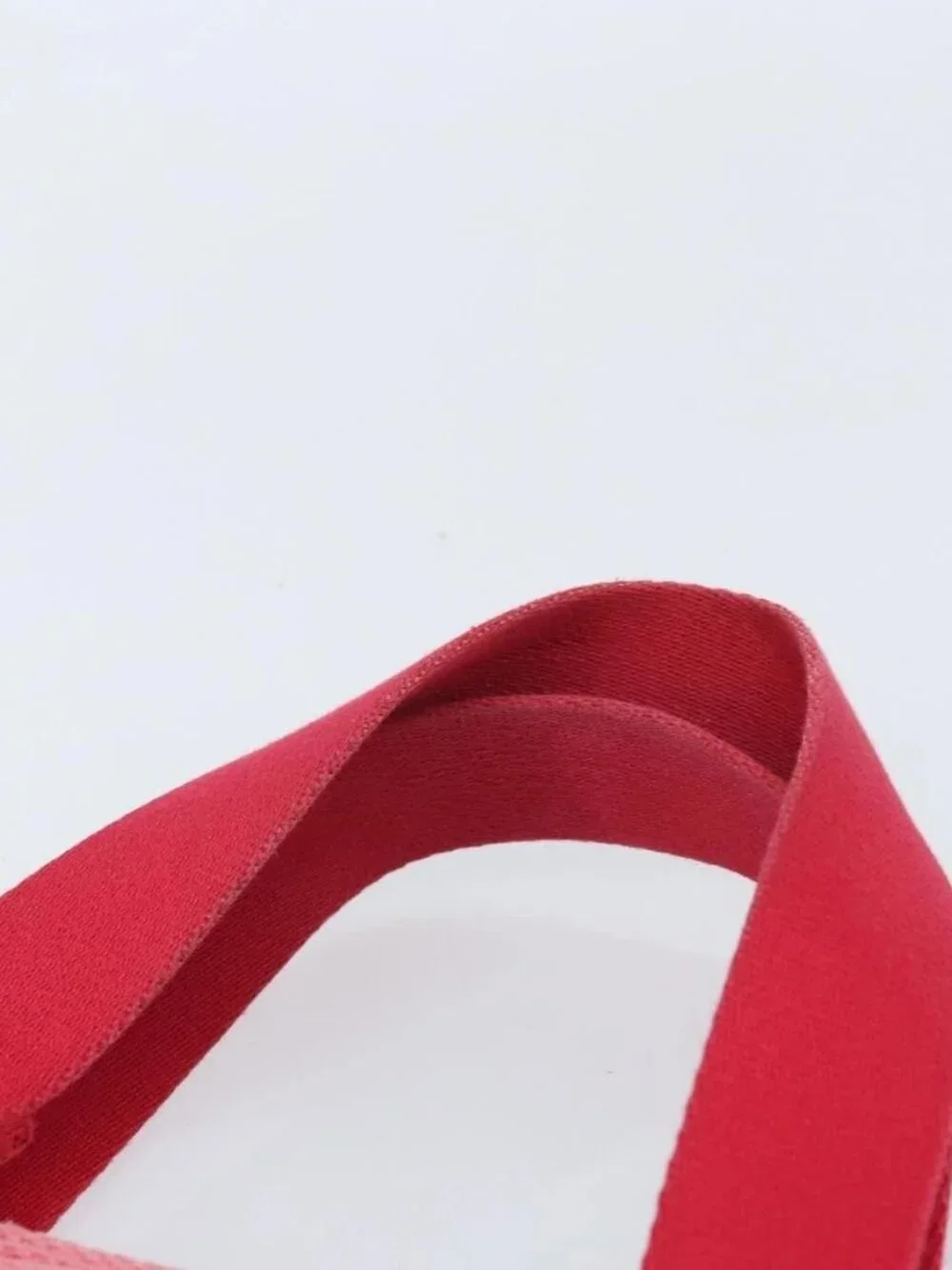 LOUIS VUITTON Antigua Cabas PM Hand Bag Rouge Pink M40088 LV Auth ka2366 - Picture 9 of 15